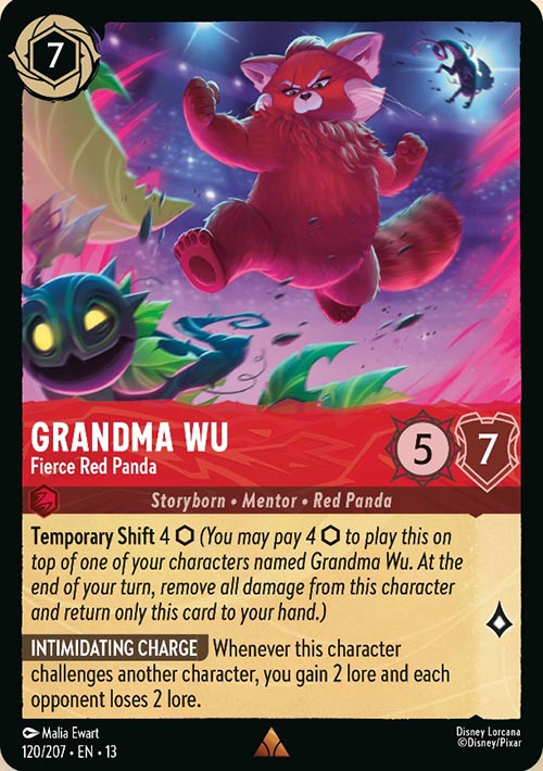 Disney Lorcana TCG: Grandma Wu, Fierce Red Panda