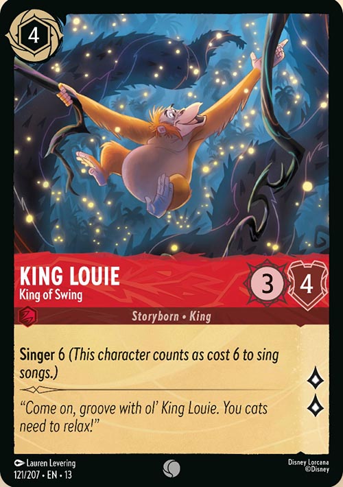 Disney Lorcana TCG: King Louie, King of Swing