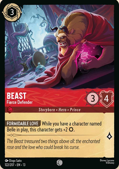Disney Lorcana TCG: Beast, Fierce Defender
