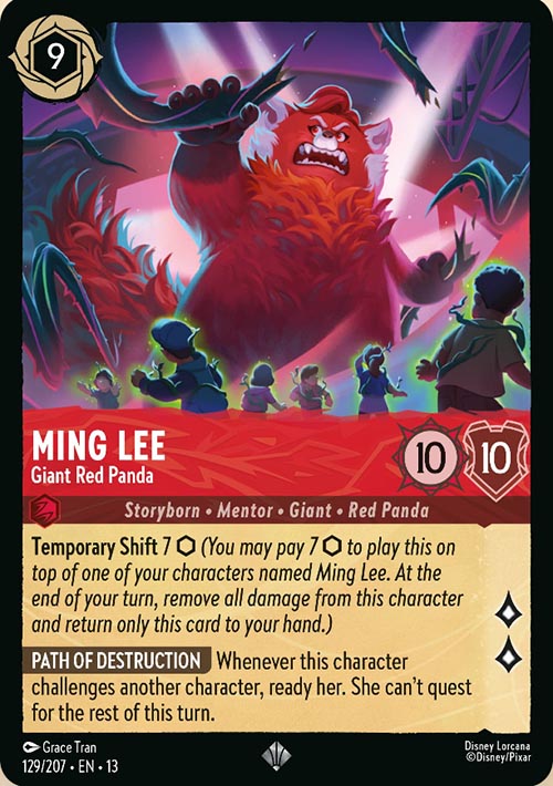 Disney Lorcana TCG: Ming Lee, Giant Red Panda