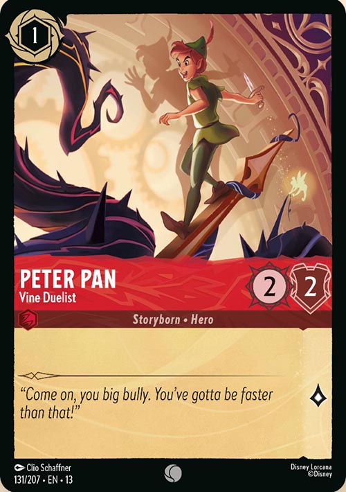 Disney Lorcana TCG: Peter Pan, Vine Duelist