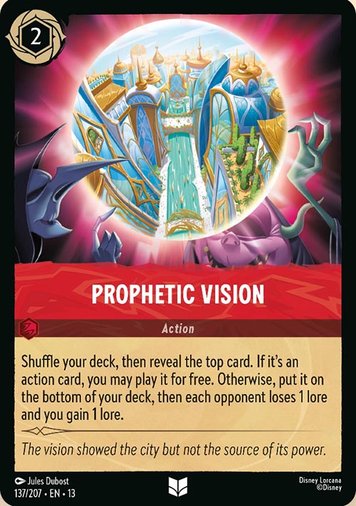 Disney Lorcana TCG: Prophetic Vision
