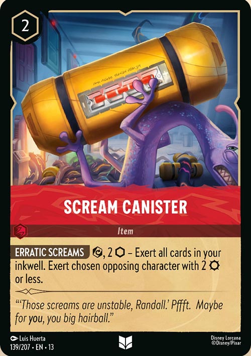 Disney Lorcana TCG: Scream Canister