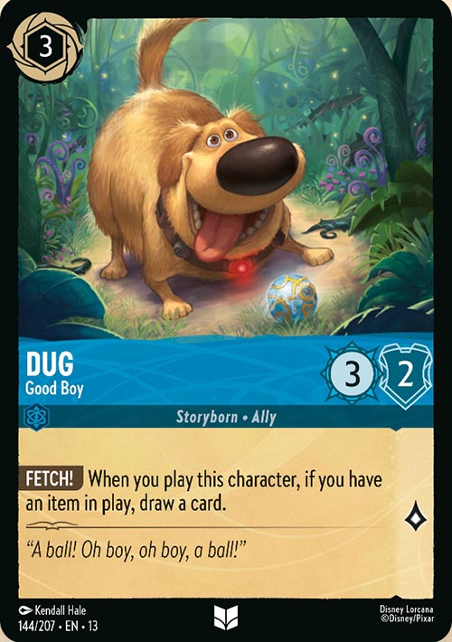 Disney Lorcana TCG: Dug, Good Boy
