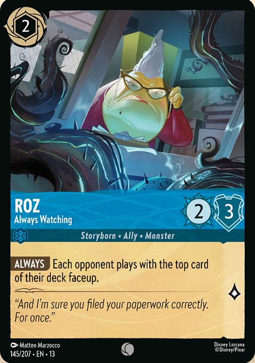 Disney Lorcana TCG: Roz, Always Watching