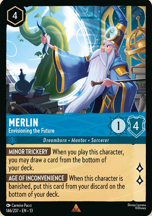 Disney Lorcana TCG: Merlin, Envisioning the Future