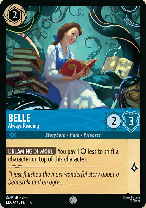Disney Lorcana TCG: Belle, Always Reading