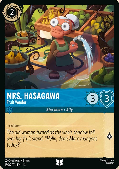 Disney Lorcana TCG: Mrs. Hasagawa, Fruit Vendor