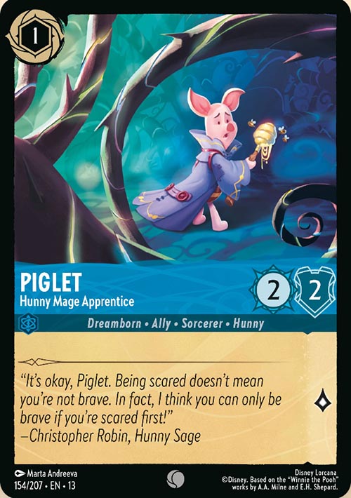 Disney Lorcana TCG: Piglet, Hunny Mage Apprentice