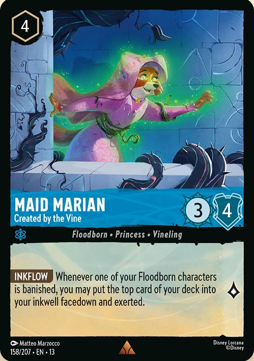 Disney Lorcana TCG: Maid Marian, Created by the Vine