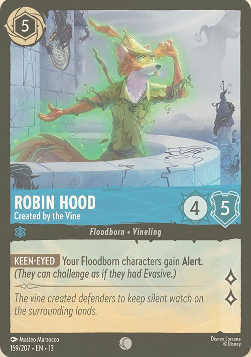 Disney Lorcana TCG: Robin Hood, Created by the Vine