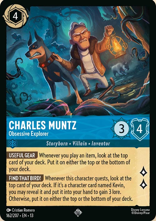 Disney Lorcana TCG: Charles Muntz, Obsessive Explorer