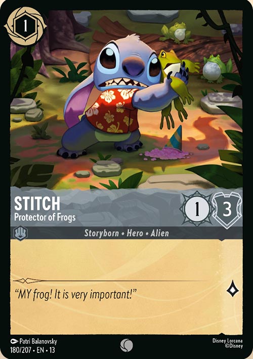 Disney Lorcana TCG: Stitch, Protector of Frogs