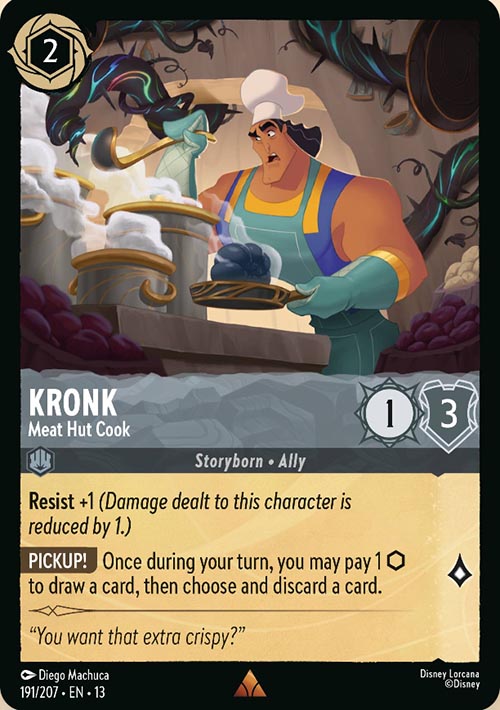 Disney Lorcana TCG: Kronk, Meat Hut Cook