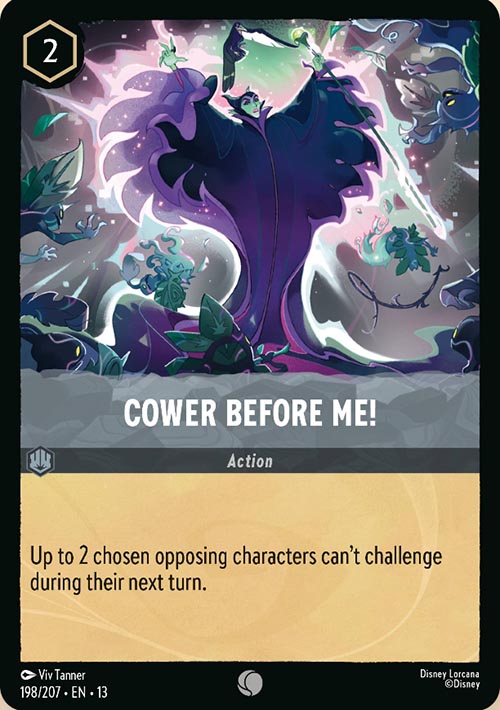 Disney Lorcana TCG: Cower Before Me!