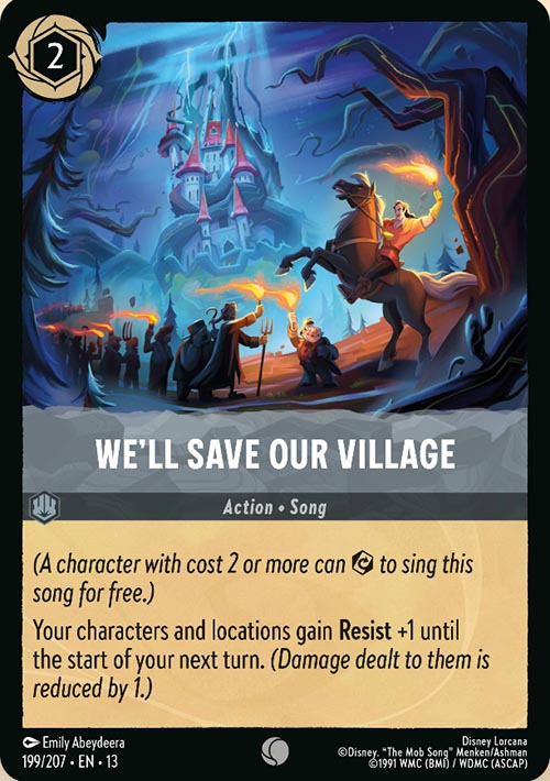 Disney Lorcana TCG: We'll Save Our Village