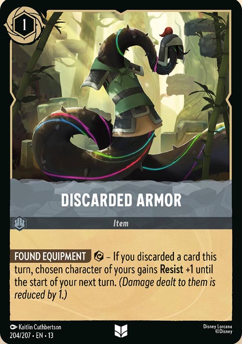 Disney Lorcana TCG: Discarded Armor