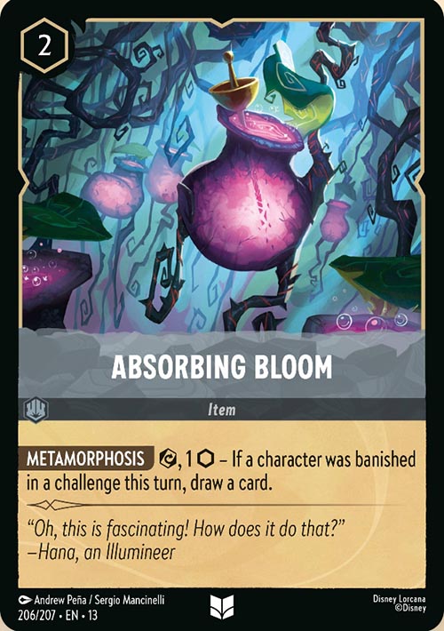 Disney Lorcana TCG: Absorbing Bloom