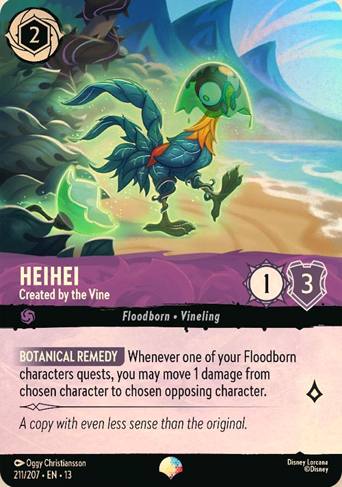 Disney Lorcana TCG: Heihei, Created by the Vine