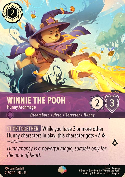 Disney Lorcana TCG: Winnie the Pooh, Hunny Archmage