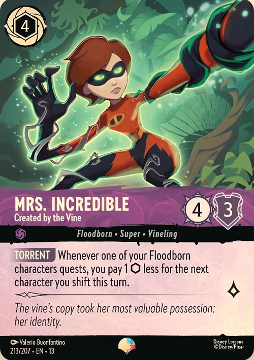 Disney Lorcana TCG: Mrs. Incredible, Created by the Vine