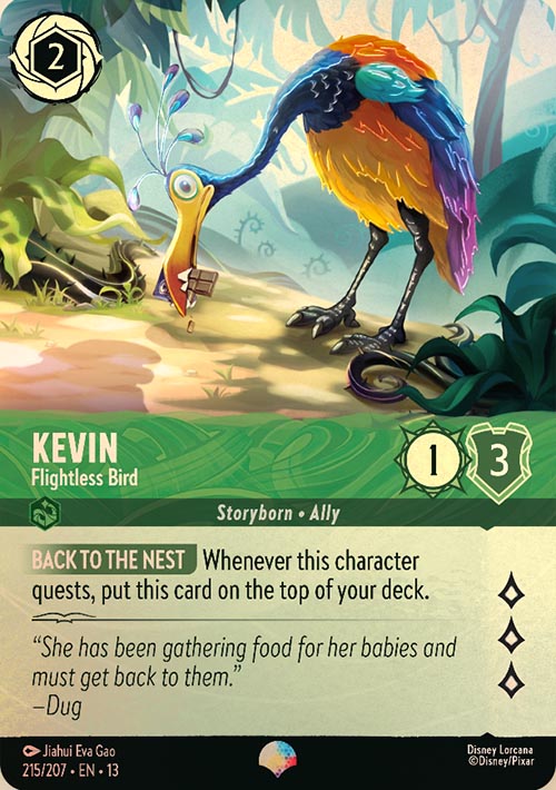 Disney Lorcana TCG: Kevin, Flightless Bird