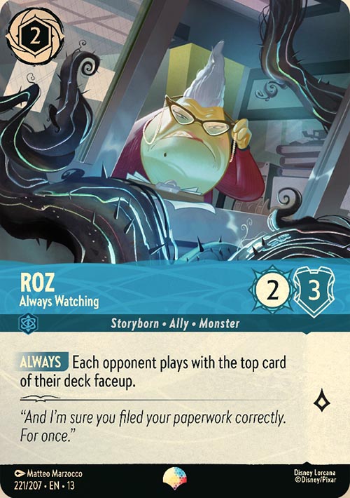 Disney Lorcana TCG: Roz, Always Watching