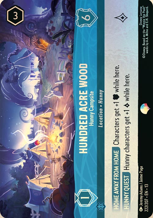 Disney Lorcana TCG: Hundred Acre Wood, Hunny Campsite