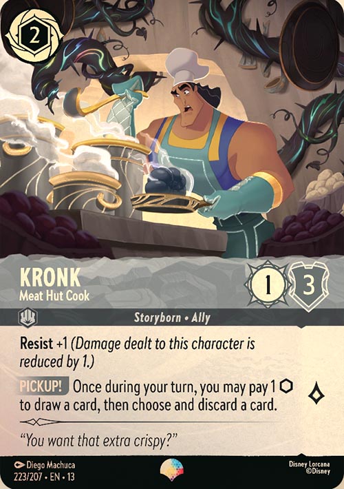 Disney Lorcana TCG: Kronk, Meat Hut Cook