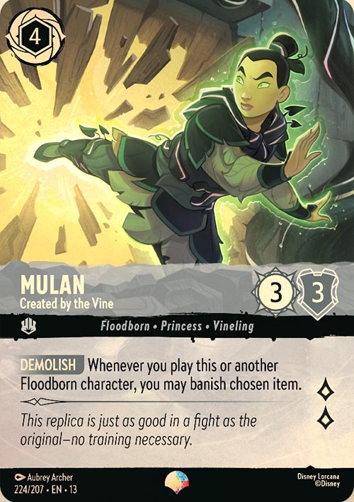 Disney Lorcana TCG: Mulan, Created by the Vine