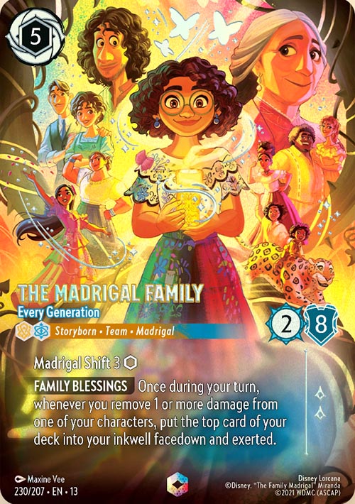 Disney Lorcana TCG: The Madrigal Family, Every Generation