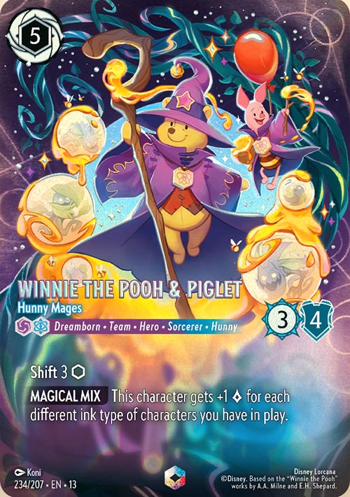 Disney Lorcana TCG: Winnie the Pooh & Piglet, Hunny Mages