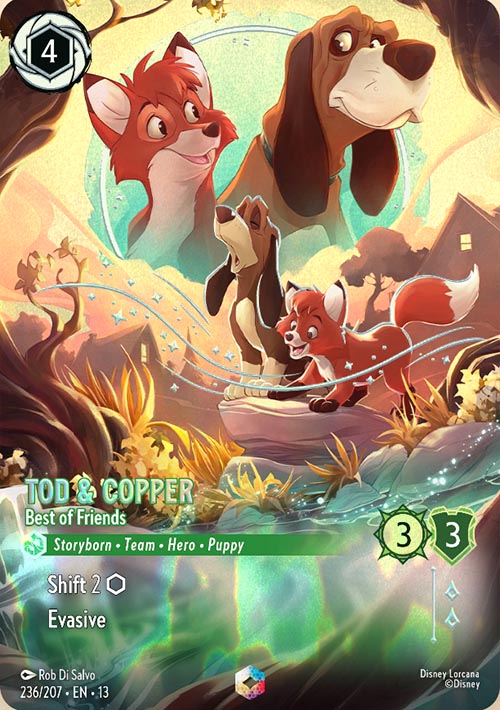 Disney Lorcana TCG: Tod & Copper, Best of Friends