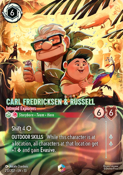Disney Lorcana TCG: Carl Fredricksen & Russell, Intrepid Explorers
