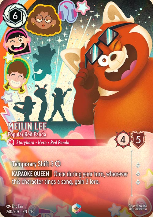Disney Lorcana TCG: Meilin Lee, Popular Red Panda
