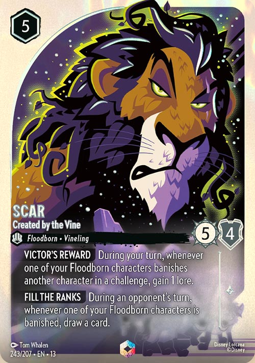 Disney Lorcana TCG: Scar, Created by the Vine