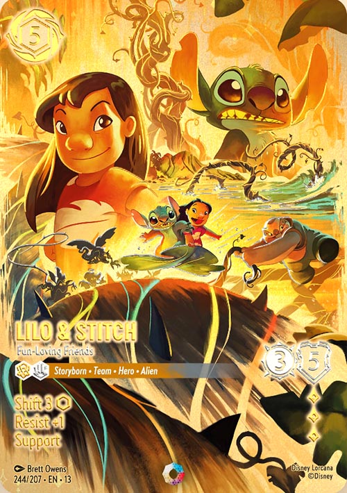 Disney Lorcana TCG: Lilo & Stitch, Fun-Loving Friends
