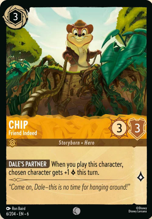 Disney Lorcana TCG: Chip, Friend Indeed