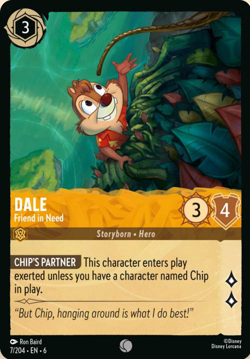 Disney Lorcana TCG: Dale, Friend in Need