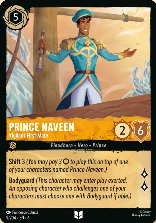 Disney Lorcana TCG: Prince Naveen, Vigilant First Mate