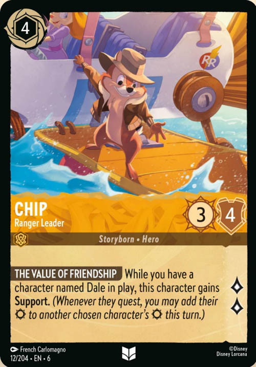 Disney Lorcana TCG: Chip, Ranger Leader