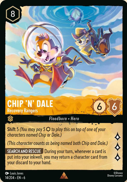 Disney Lorcana TCG: Chip 'N' Dale, Recovery Rangers