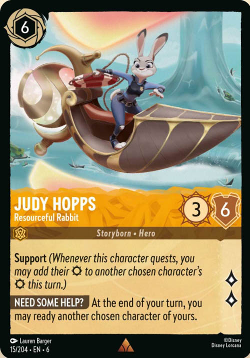 Disney Lorcana TCG: Judy Hopps, Resourceful Rabbit