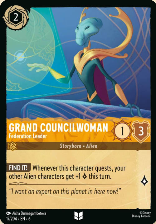 Disney Lorcana TCG: Grand Councilwoman, Federation Leader