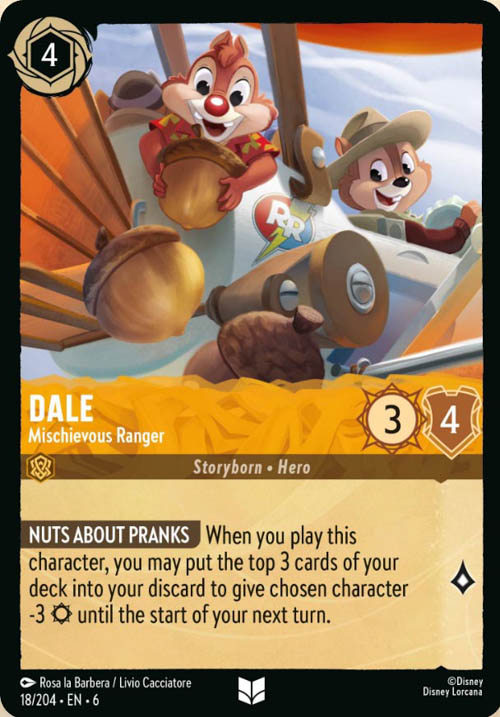 Disney Lorcana TCG: Dale, Mischievous Ranger