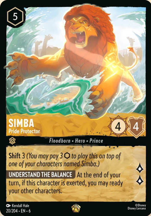 Disney Lorcana TCG: Simba, Pride Protector