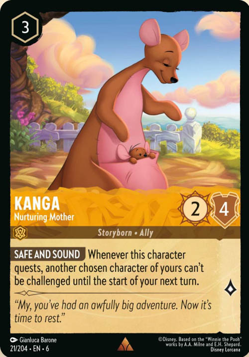 Disney Lorcana TCG: Kanga, Nurturing Mother