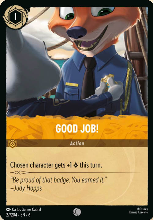 Disney Lorcana TCG: Good Job!