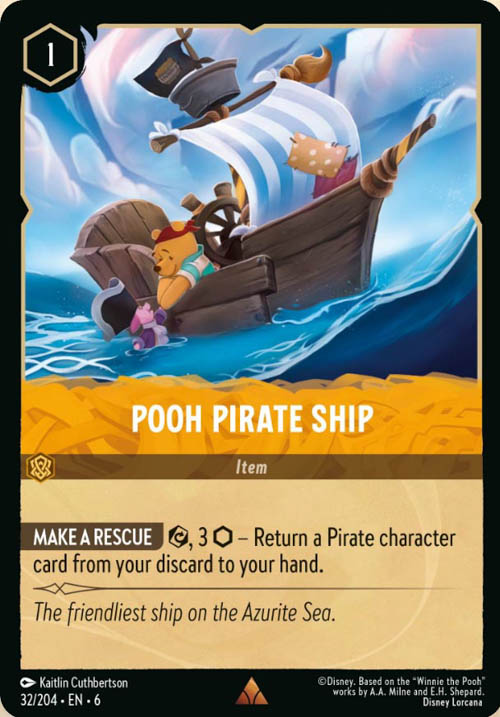 Disney Lorcana TCG: Pooh Pirate Ship