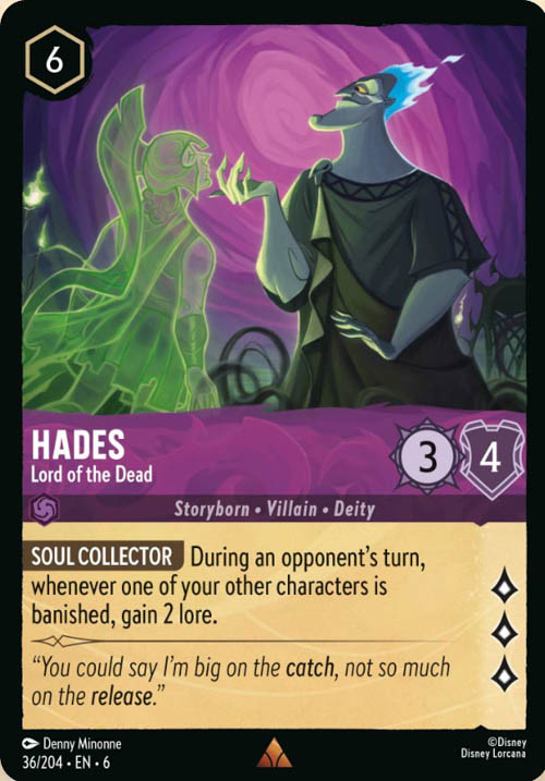 Disney Lorcana TCG: Hades, Lord of the Dead